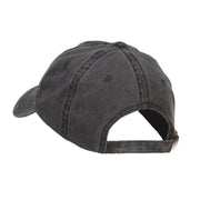 Nevada State Map Embroidered Washed Cap