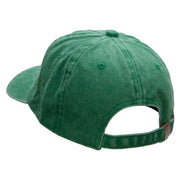 Tube Embroidered Unstructured Cotton Cap