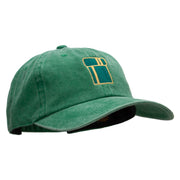 Tube Embroidered Unstructured Cotton Cap