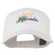 USA State Nevada Sagebrush Embroidered Low Profile Cap