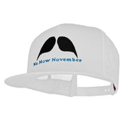 No Mow November Embroidered 5 Panel Mesh Trucker Snapback Cap