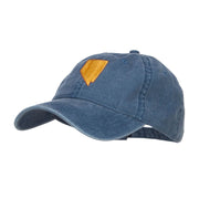 Nevada State Map Embroidered Washed Cap