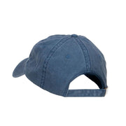 Nevada State Map Embroidered Washed Cap