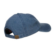 Nevada State Map Embroidered Washed Cap