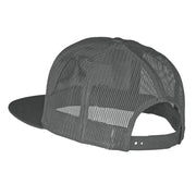 No Mow November Embroidered 5 Panel Mesh Trucker Snapback Cap