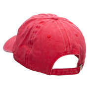 Tube Embroidered Unstructured Cotton Cap