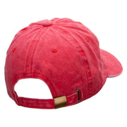 Tube Embroidered Unstructured Cotton Cap