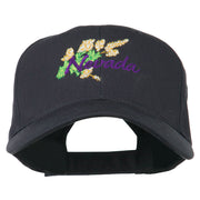 USA State Nevada Sagebrush Embroidered Low Profile Cap