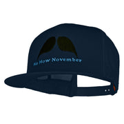 No Mow November Embroidered 5 Panel Mesh Trucker Snapback Cap