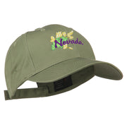 USA State Nevada Sagebrush Embroidered Low Profile Cap