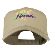 USA State Nevada Sagebrush Embroidered Low Profile Cap