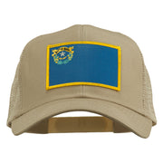 Nevada State Flag Patched Mesh Cap