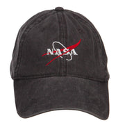 NASA Logo Embroidered Washed Cap