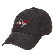 NASA Logo Embroidered Washed Cap