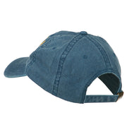 Number 1 Grandpa in the World Embroidered Washed Cotton Cap