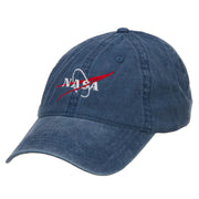 NASA Logo Embroidered Washed Cap