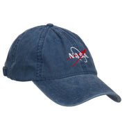 NASA Logo Embroidered Washed Cap