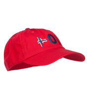 Norway NOR Flag Embroidered Low Profile Cap