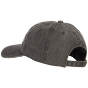 #1 Dad in the world! Embroidered Washed Buckle Cap