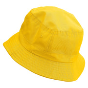 Scary Pumpkin Ghost Embroidered Bucket Hat - Yellow OSFM