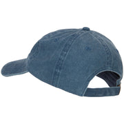 #1 Dad in the world! Embroidered Washed Buckle Cap