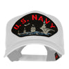 US Navy Ship Fan Shape Patched Cotton Twill Cap