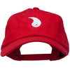 Yang Symbol Embroidered Washed Cap