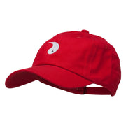 Yang Symbol Embroidered Washed Cap