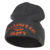 Halloween Party Embroidered Long Beanie