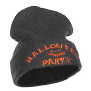 Halloween Party Embroidered Long Beanie