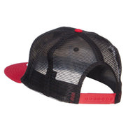 Naughty Devil Embroidered Mesh Snapback