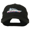 Nautical Yacht Embroidered Pet Spun Washed Cap