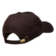 Yang Symbol Embroidered Washed Cap