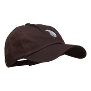 Yang Symbol Embroidered Washed Cap