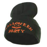 Halloween Party Embroidered Long Beanie