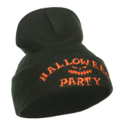 Halloween Party Embroidered Long Beanie