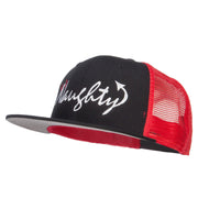 Naughty Devil Embroidered Mesh Snapback