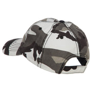 Navy Veteran Letters Embroidered Camo Cap