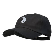 Yang Symbol Embroidered Washed Cap