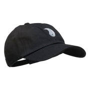 Yang Symbol Embroidered Washed Cap