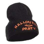 Halloween Party Embroidered Long Beanie