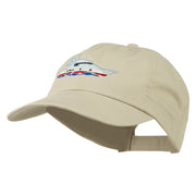 Nautical Yacht Embroidered Pet Spun Washed Cap