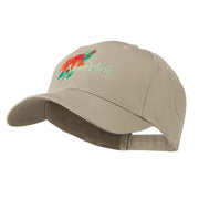 USA State Flower New York Rose Embroidery Cap