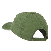 NY with Apple Image Embroidered Washed Cap