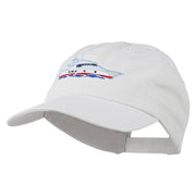 Nautical Yacht Embroidered Pet Spun Washed Cap