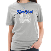 New York Statue of Liberty Graphic Design Short Sleeve Jersey T-Shirt