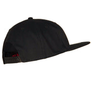 Nia Kwanzaa Embroidered Superior Cotton Twill Flat Bill Prostyle Snapback Cap