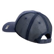 U.S. Army Specialist Corps Embroidered Low Profile Special Cotton Mesh Cap - Navy OSFM