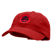 Bowser Silhouette Embroidered Low Profile Dyed Cotton Twill Cap