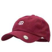 Cancer Zodiac Sign Embroidered Unstructured Cap